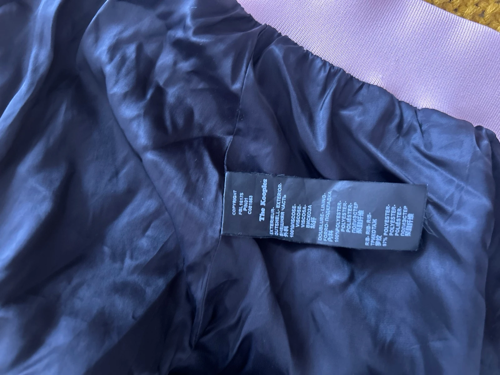 Chaqueta Bomber rosa bordada "Hollywood" – The Kooples Sport – photo 11